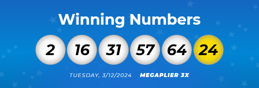 Mega Millions Jackpot Result Winning Numbers