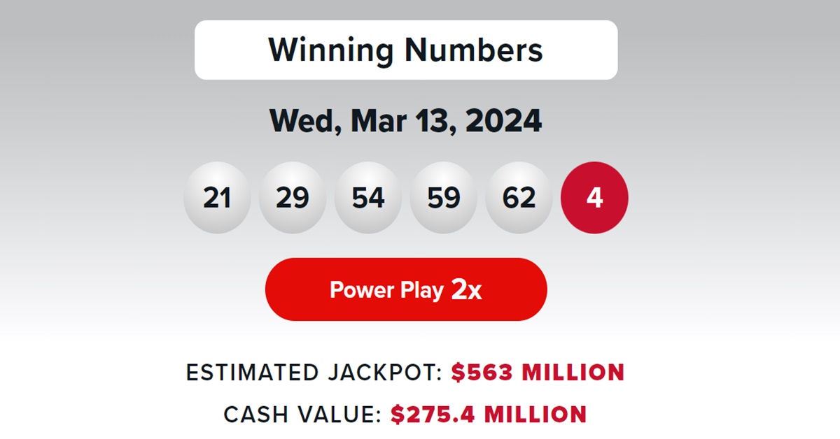 Powerball Jackpot Result Winning Numbers